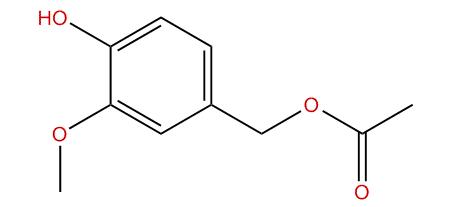 4-Hydroxy-3-methoxybenzyl acetate